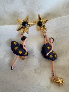 Les Nereides - 不對稱芭蕾舞耳環 （夜空星星）64204533186561110