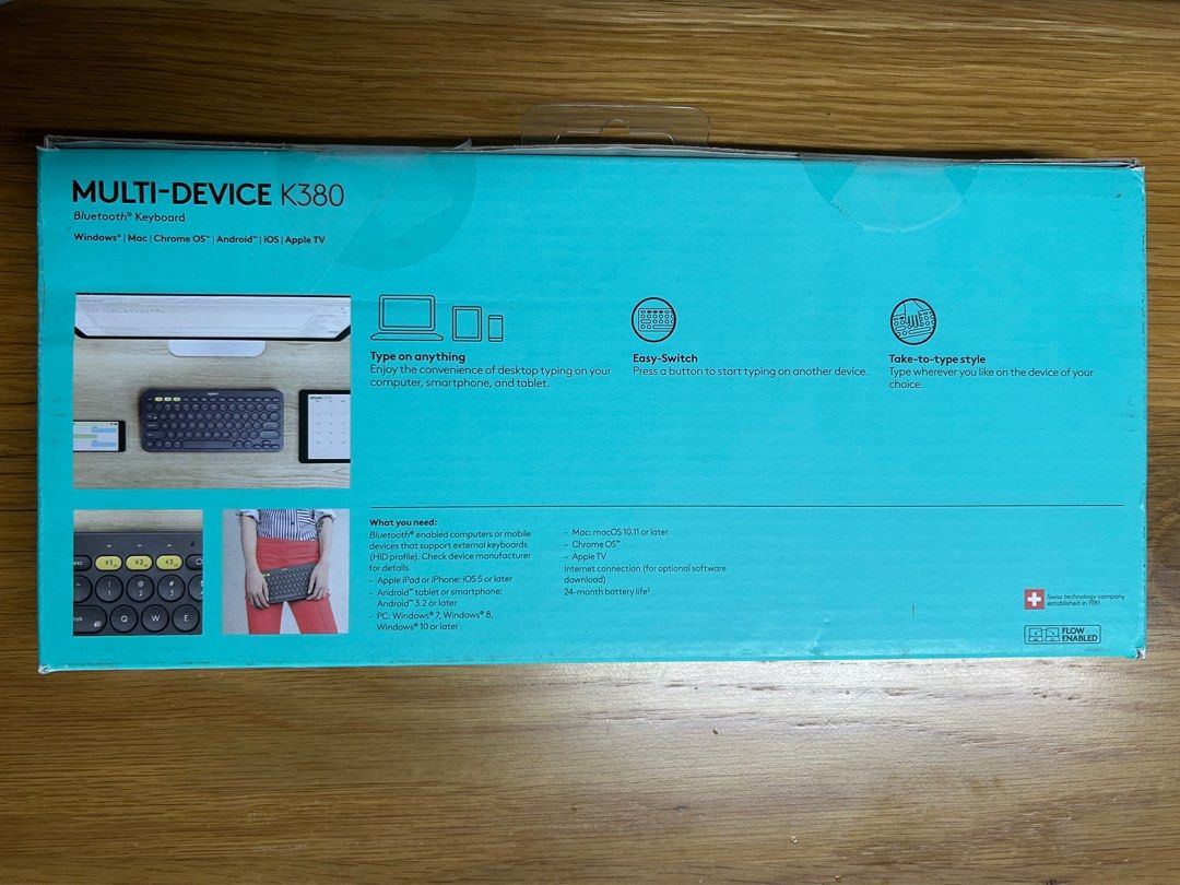 Logitech K380 Multi-Device Bluetooth Keyboard457490749132656642