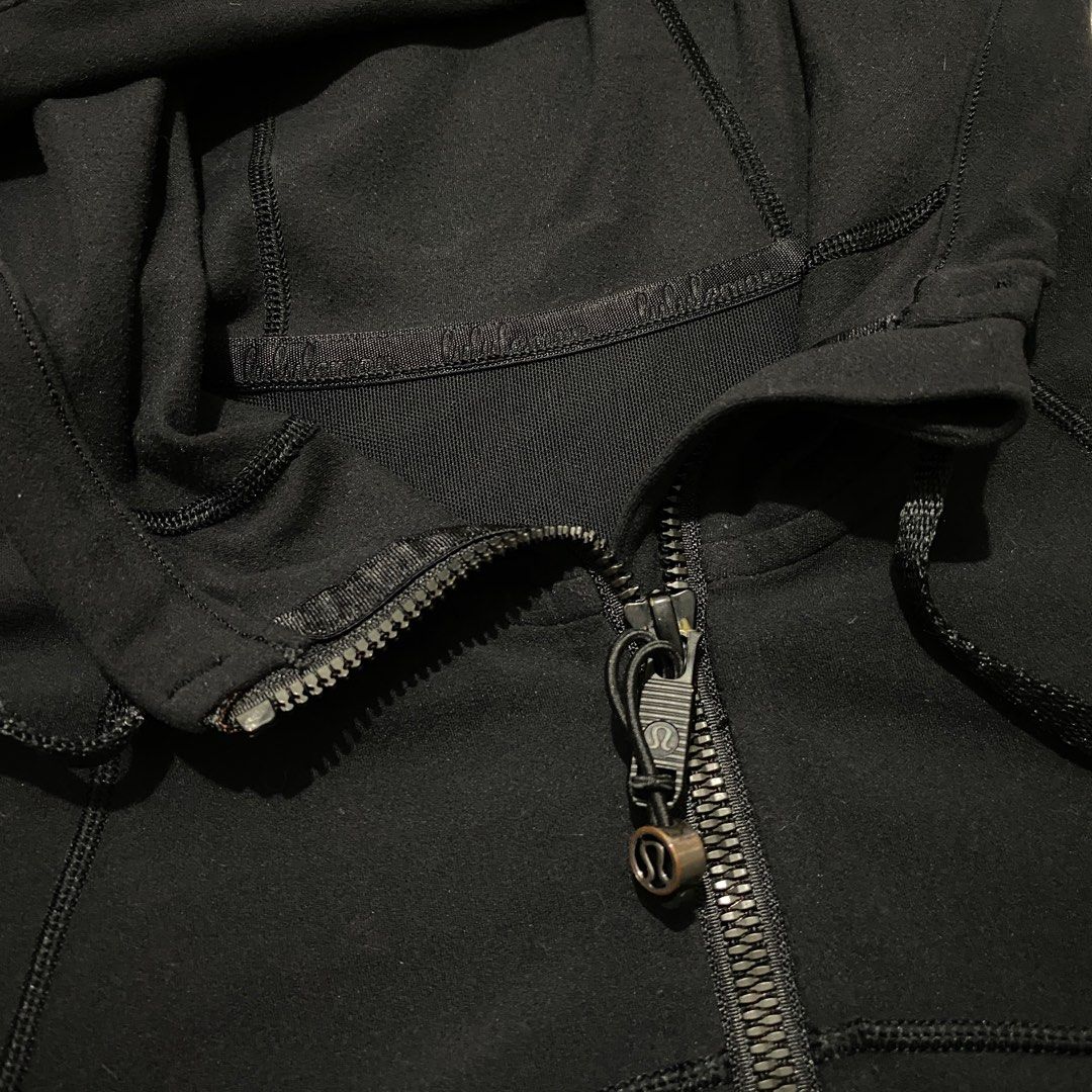 LULULEMON Hooded Define Jacket *Nulu | Black (4th Release) | Dot 8 | 💯 AUTHENTIC (Category: Coats, Jackets and Outerwear) located in Manila. Submitted by whatsupsuki_ (Listing ID 1384443093, Image 3). Description: • LIKE NEW • Used for few times only • Size 8 • 💯 AUTHENTIC • Nulu buttery fabric • Color rate 10/10 Retails for $128. Price slightly negotiable. Will ignore low offers :) • ACTUAL PICS ARE ALREADY POSTED AND WHEN WORN ALREADY PROVIDE