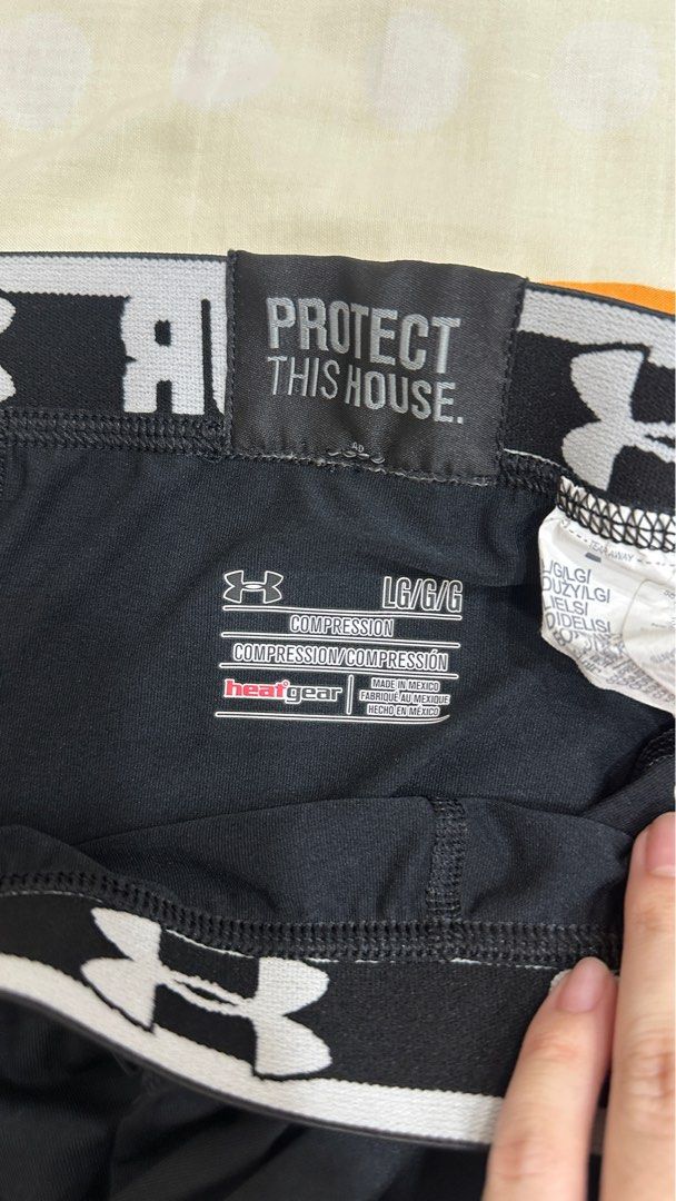MEN'S UNDERARMOUR COMPRESSION PANTS IN LARGE (Category: Activewear) located in Quezon City. Submitted by marshmallows__89 (Listing ID 1392543722, Image 3). Description: MOP: GCASH/PAYMAYA. Delivery booking c/o buyer. Address to be sent after proof of payment .