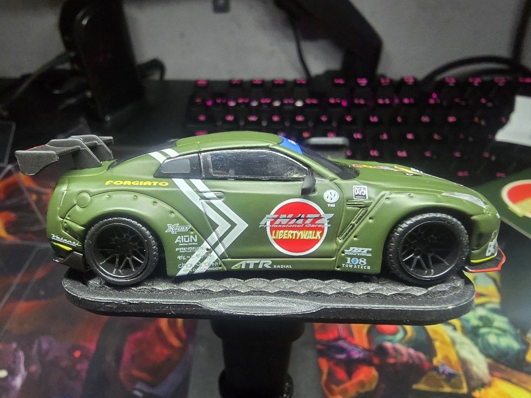 MINI GT R35 LBWK ZERO FIGHTER V1 TYPE NO 7, Hobbies & Toys, Toys ...