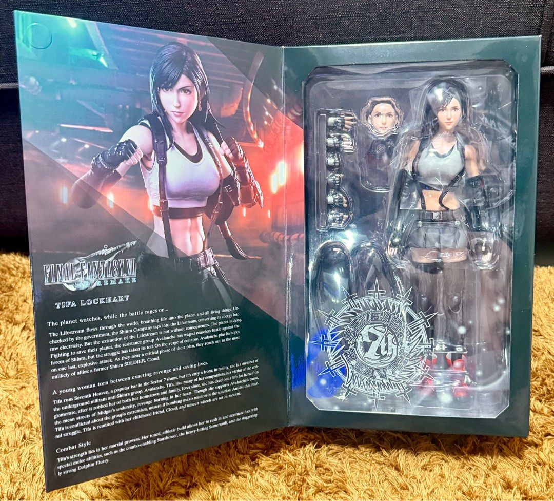(MISB) Final Fantasy 7 Play Arts Kai Tifa Lockhart (Category: Figurines & Statues) located in General Trias. Submitted by miggys_booth (Listing ID 1392508461, Image 2). Description: 🥊 Play Arts Kai Tifa Lockhart FINAL FANTASY VII Remake | Square Enix 💰 Price: ₱7495 📍 Gen Tri / Imus | 🚚 Nationwide Shipping Available ━━━━━━━━━━━━━━━━━━━━━━━━ 📦 Condition: MISB – Mint in Sealed Box, Brand New 🔒 ✅ Includes all original contents (factory sealed):