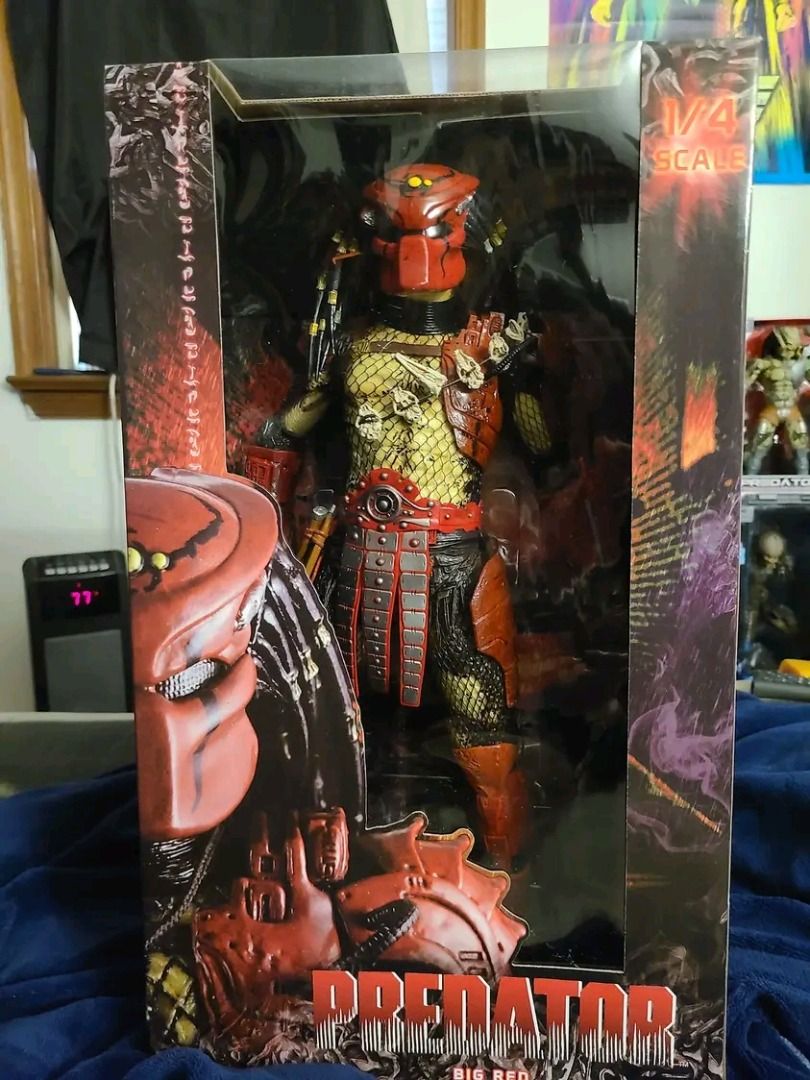 Neca 18 inches or 1/4 scale Sealed Big Red Predator not Mcfarlane ...