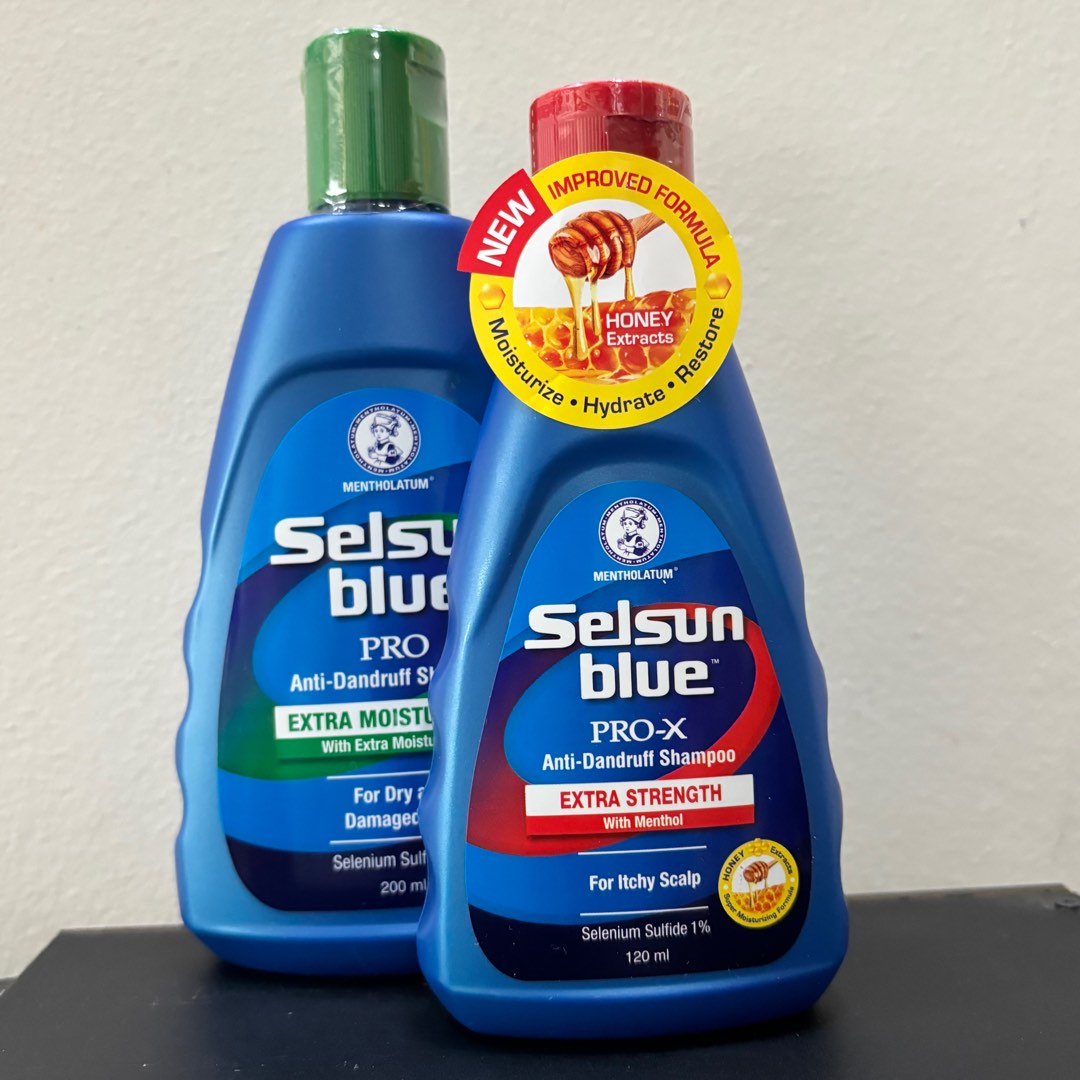 [New] 2 x Selsun Blue Anti-Dandruff Shampoos, Beauty & Personal Care ...