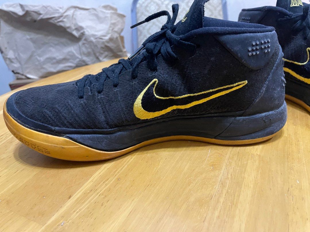 Nike Kobe AD Mid Black Mamba (Category: Sneakers) located in General Trias. Submitted by rambroas (Listing ID 1392546633, Image 3). Description: PTPA FOR SALE: Kobe AD Mid “Black Mamba” Size: US 11 Issues: Sole sep both shoe; Matigas yung both outsoles Price: 2000 No Box **Onhand and legit pair** MOP: Gcash/Maya Location: General Trias, Cavite (can do meetups within Gen. Trias area) PM me for more inquiries. Additional pictures/details ay isesend