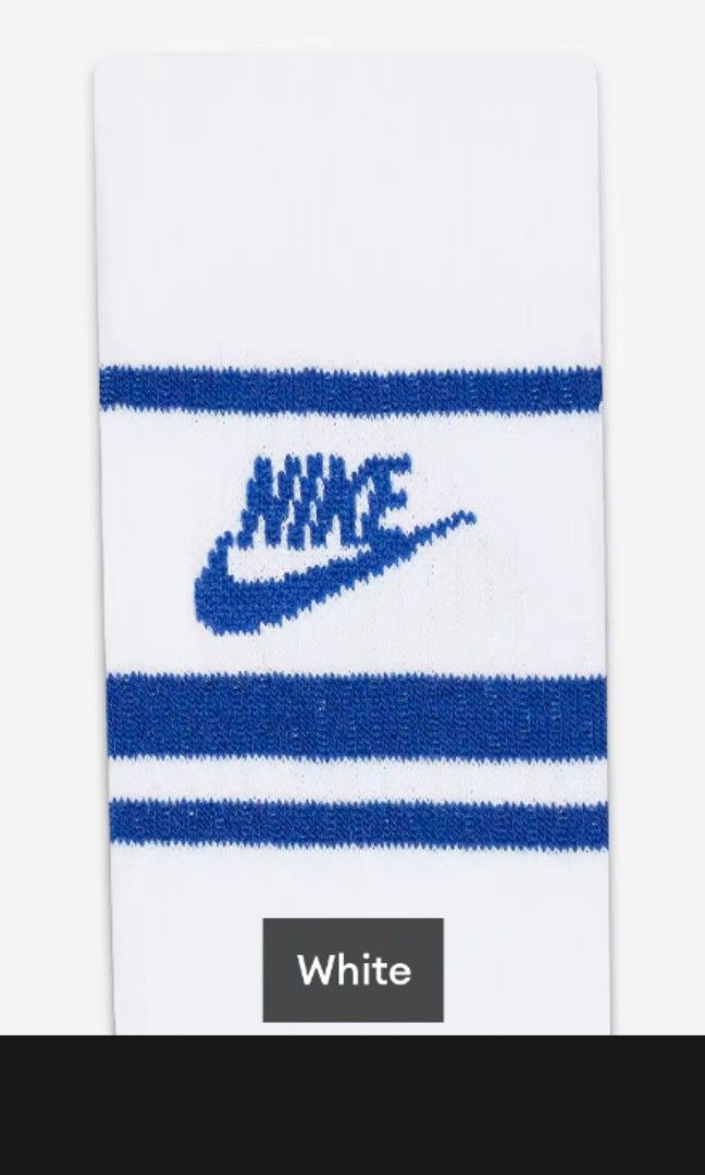 Nike socks essential crew (Category: Socks) located in Manila. Submitted by basiclang (Listing ID 1392623101, Image 2). Description: Nike essential crew socks 3pcs brandnew 499 only.