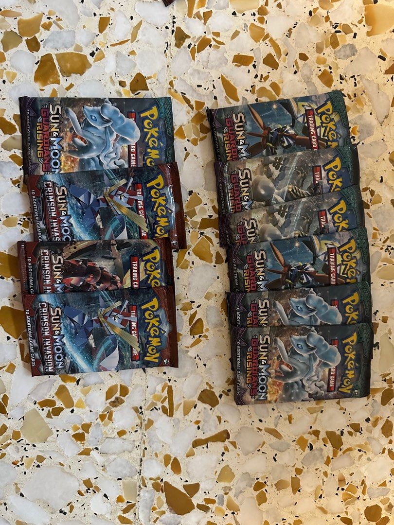 Pokemon TCG Booster Packs Sun & Moon and Sword & Shield, Hobbies