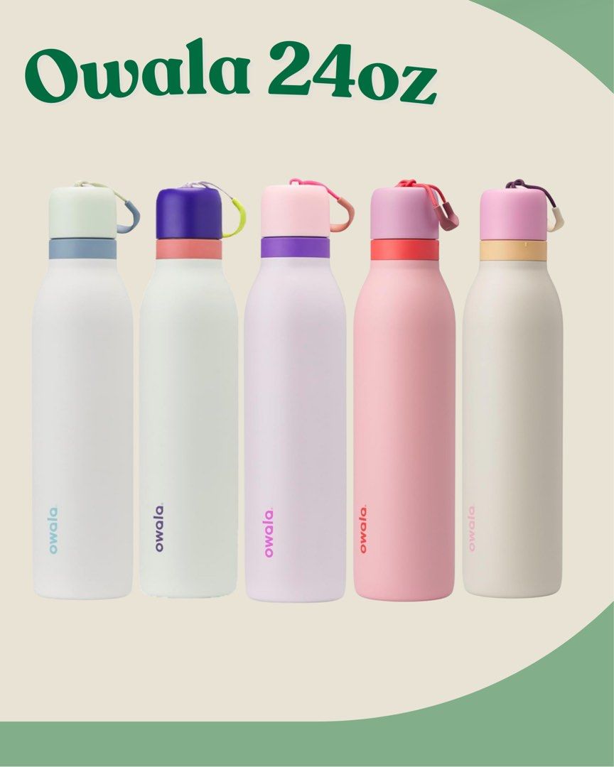 [PREORDER] 100% Authentic Owala Sip Bottle 24oz (Category: Water Bottles & Tumblers) located in Makati City. Submitted by kkxplore (Listing ID 1392564879, Image 2). Description: Preorder 50% downpayment 100% Authentic from US.