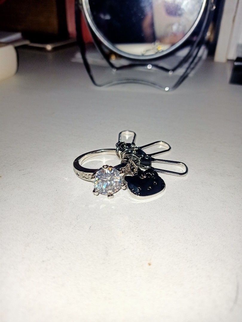 Rare and Vintage Hello Kitty Silver Key Ring 💍 (Category: Luxury Accessories) located in Bulacan. Submitted by baee__ (Listing ID 1392512725, Image 2). Description: Key Ring from Japan 💍 Message me if your interested..