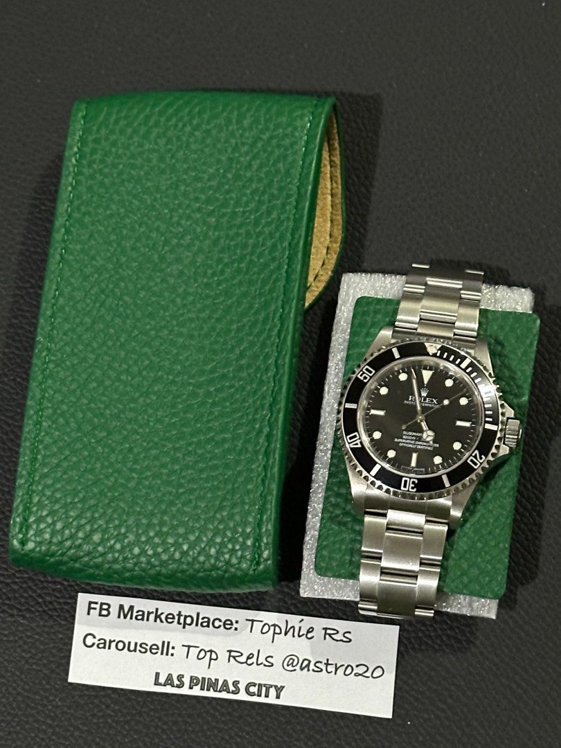 RSC Rolex Service Center Leather Pouch (Category: Luxury Watches) located in Las Pinas. Submitted by tophiers (Listing ID 1392608070, Image 3). Description: For Sale: GREAT GIFT!!!! 🎁 L'Atelier (RSC) Rolex Service Center Genuine Leather Pouch - Brand New - Pouch and Watch holder only, the Sub is not included - This leather pouch comes exclusive only with a rolex watch service worth 60k above from RSC Philippines (L'Atelier) Actual Photos Posted 