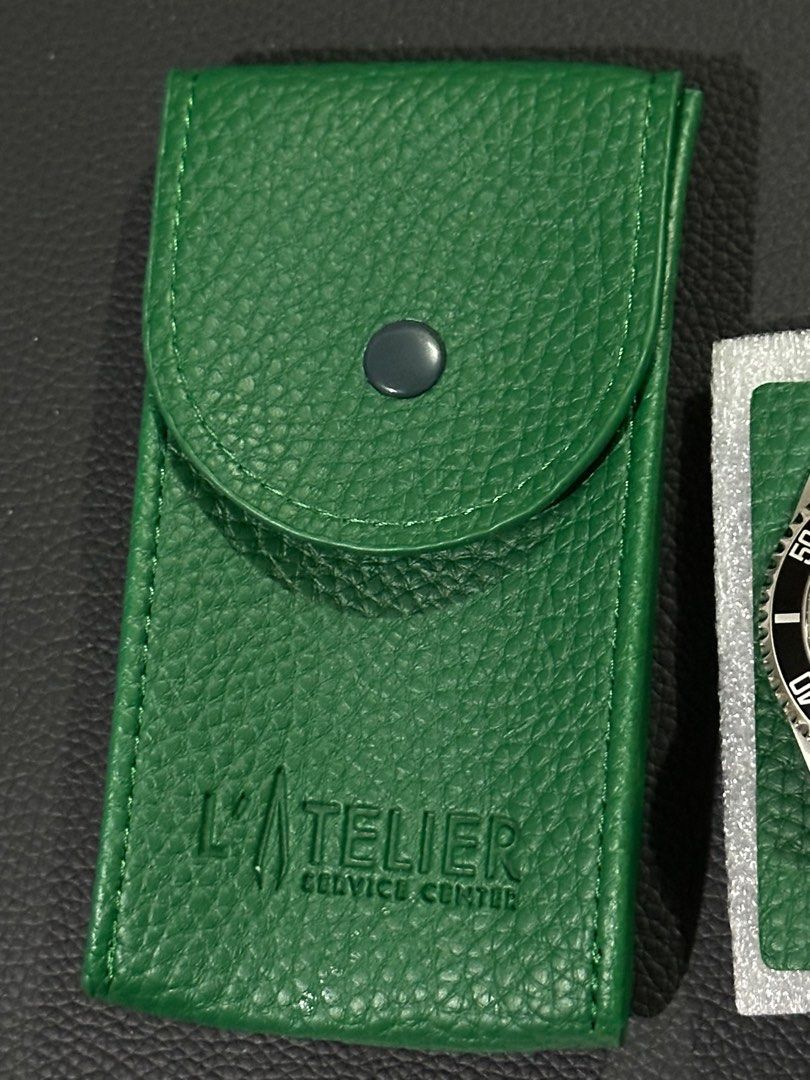 RSC Rolex Service Center Leather Pouch (Category: Luxury Watches) located in Las Pinas. Submitted by tophiers (Listing ID 1392608070, Image 2). Description: For Sale: GREAT GIFT!!!! 🎁 L'Atelier (RSC) Rolex Service Center Genuine Leather Pouch - Brand New - Pouch and Watch holder only, the Sub is not included - This leather pouch comes exclusive only with a rolex watch service worth 60k above from RSC Philippines (L'Atelier) Actual Photos Posted 