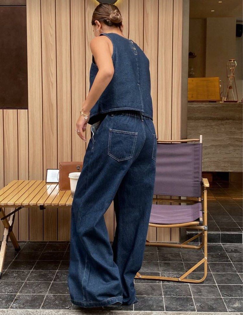 SHEIN DAZY DENIM COORDINATES (Category: Sets or Coordinates) located in Quezon City. Submitted by marshmallows__89 (Listing ID 1392548482, Image 2). Description: rfs: lost weight MOP: GCASH/PAYMAYA. Delivery booking c/o buyer. Address to be sent after proof of payment .