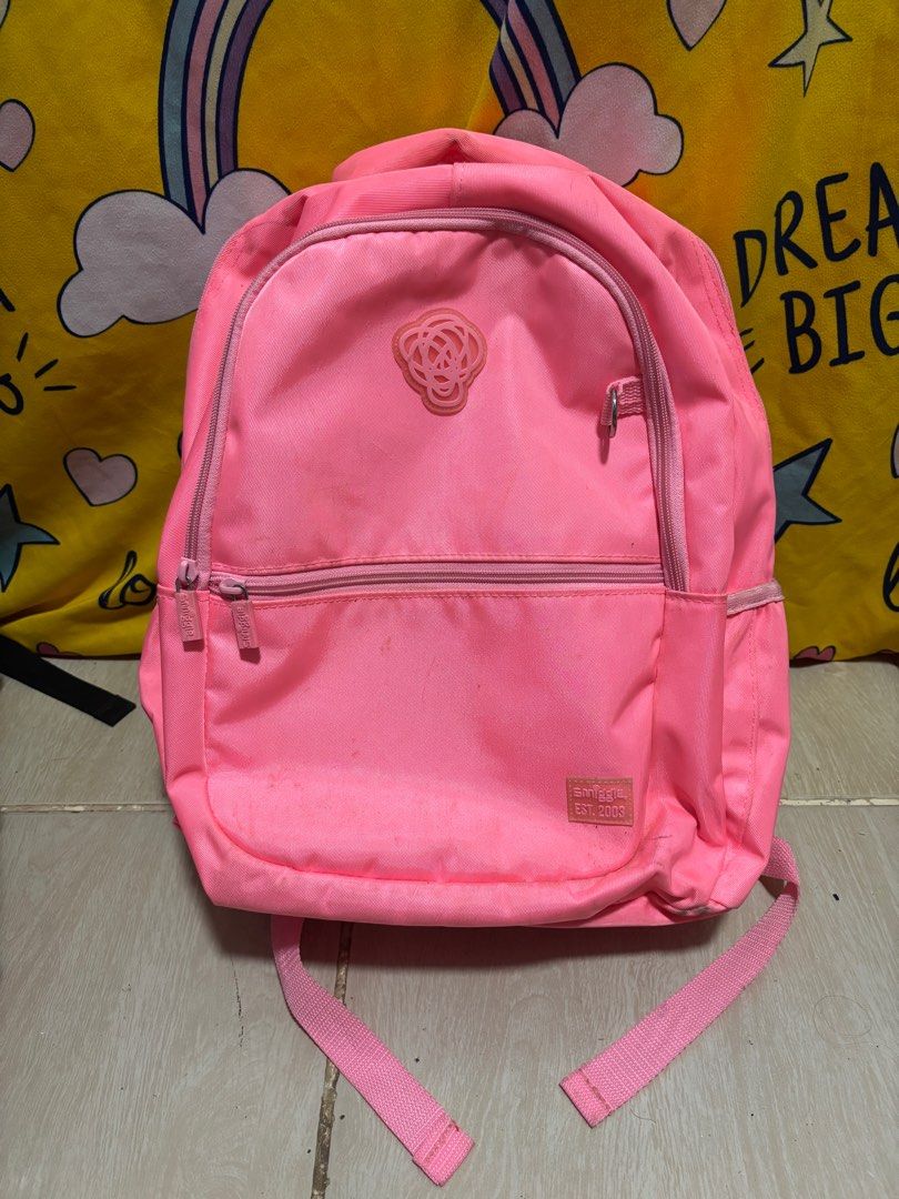 Smiggle Backpack (Category: Backpacks) located in Marikina City. Submitted by issiakiko (Listing ID 1392572715, Image 1). Description: Needs cleaning inside. No issue. .