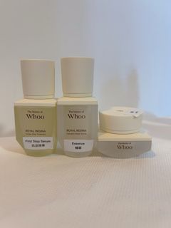 The History of Whoo - Royal Regina Skincare Set (Serum/Essence/Cream) [Travel Size] (花韻能量注活系列 - 旅行護膚套裝 肌底精華/精華/面霜)64235657637249110