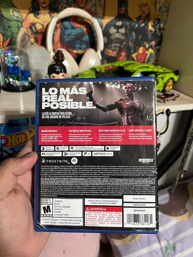UFC 5 PS5 (Category: PlayStation) located in General Trias. Submitted by declutterwithdap (Listing ID 1392506179, Image 2). Description: UFC 5 ps5 Disk in very good condition 📍 General trias, Cavite.