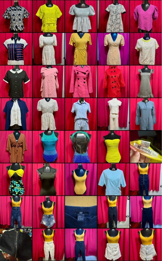 Ukay Bundle (50pcs assorted Women's Clothes Preloved) (Category: Dresses) located in Bulacan. Submitted by jcshoppe (Listing ID 1392650960, Image 3). Description: Assorted Branded and almost new items take all what you see is what you get. Free Meet up Around Bulacan Area depends on Location. Small to Large Frame .