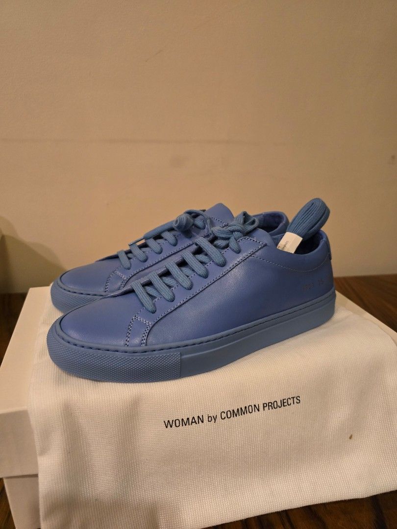 Woman Common Projects Achilles Low Blue EU35 (Category: Sneakers) located in Pasig City. Submitted by doubleyami (Listing ID 1392532356, Image 1). Description: Woman Common Project Achilles Low Blue EU35 / US 5 Womens 10/10 - Brandnew Full Set - box, dust bag, extra laces P15, 000.