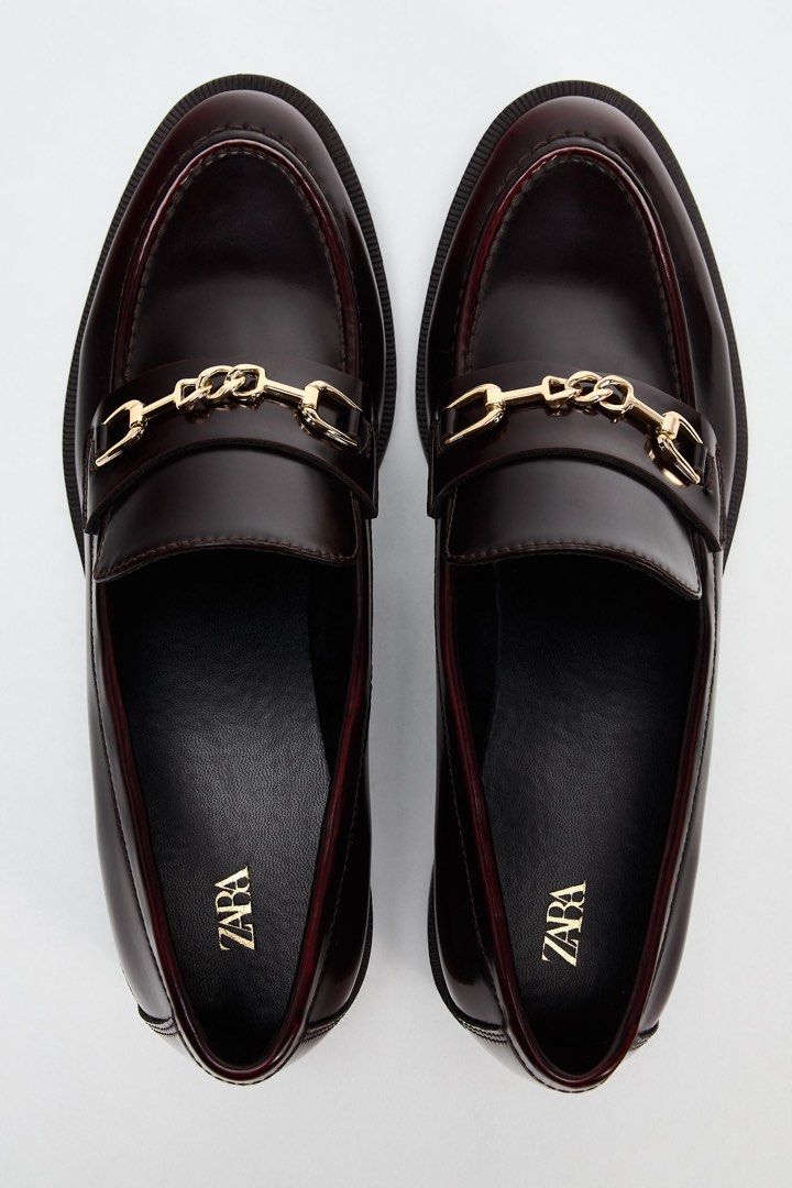 Zara Burgundy Loafers (Category: Loafers) located in Manila. Submitted by happyleiii (Listing ID 1392637718, Image 1). Description: Beautiful color in real life RFS - loafers are not my style pala :(( Might be yours po .
