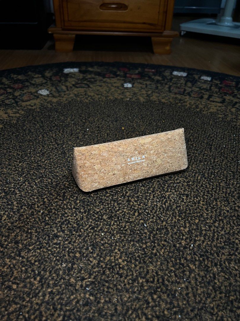 AKILA Sustainable Cork Folding Glasses Case (Category: Sunglasses & Eyewear) located in Marikina City. Submitted by ctiongson (Listing ID 1392842415, Image 1). Description: AKILA Sustainable Cork Folding Glasses Case -Portuguese cork with a cotton interior lining. It features a foldable design, allowing it to fold flat for easy storage when not in use. -Magnetic closure to keep your glasses secure. Php 850 4pcs available.