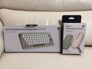 ASUS Marshmallow Keyboard KW100 + Mouse MD100