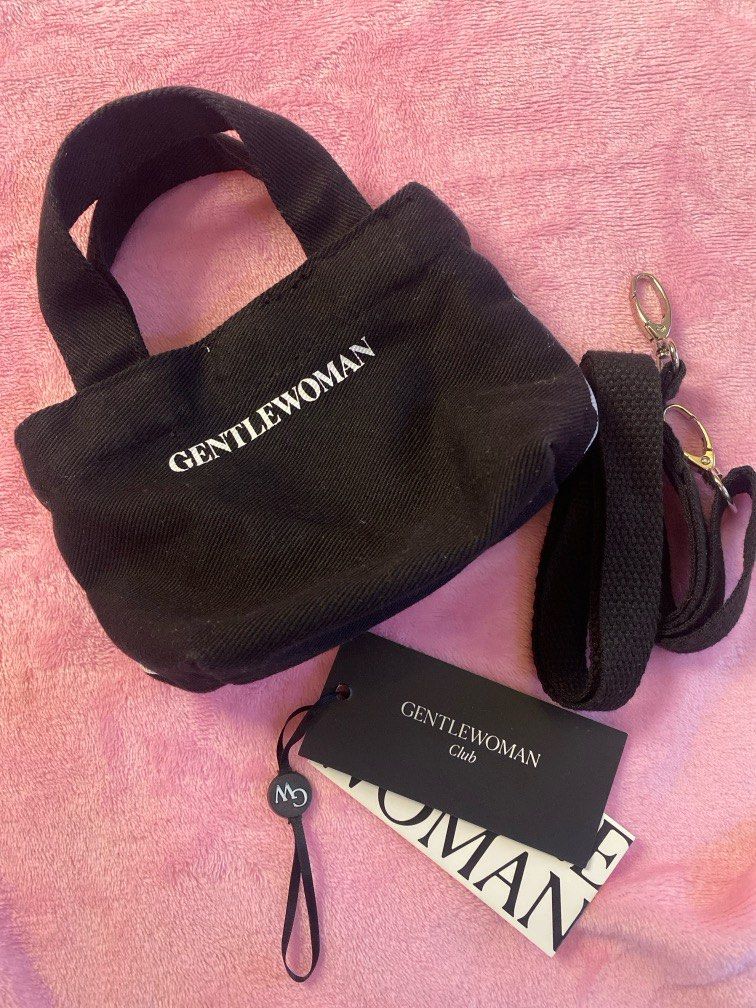 AUTHENTIC GENLEWOMAN MICRO TOTE BAG (Category: Cross-body Bags) located in Cabanatuan. Submitted by lovedbyjbye (Listing ID 1392708599, Image 2). Description: Used once. Authentic Gentlewoman Micro With tags for authenticity check. THIS IS AN EXTRA SMALL tote bag that converts to a sling/ crossbody when used with the long adjustable strap. Perfectly fits your cellphone, bifold wallet, keys, some cosmetics and the like… YOU CAN SCAN THE TAG FOR AU