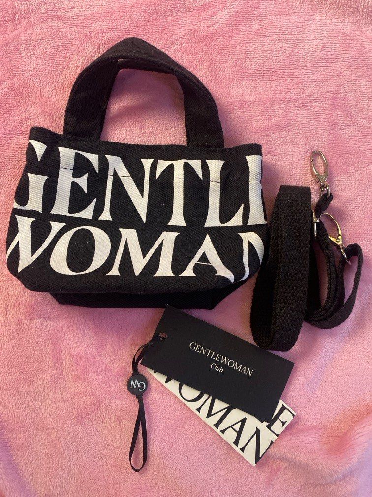 AUTHENTIC GENLEWOMAN MICRO TOTE BAG (Category: Cross-body Bags) located in Cabanatuan. Submitted by lovedbyjbye (Listing ID 1392708599, Image 1). Description: Used once. Authentic Gentlewoman Micro With tags for authenticity check. THIS IS AN EXTRA SMALL tote bag that converts to a sling/ crossbody when used with the long adjustable strap. Perfectly fits your cellphone, bifold wallet, keys, some cosmetics and the like… YOU CAN SCAN THE TAG FOR AU