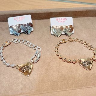 BEAMS HEART新款心形logo飾物 耳環 手鍊 日本代購 日本直送64216185877249110