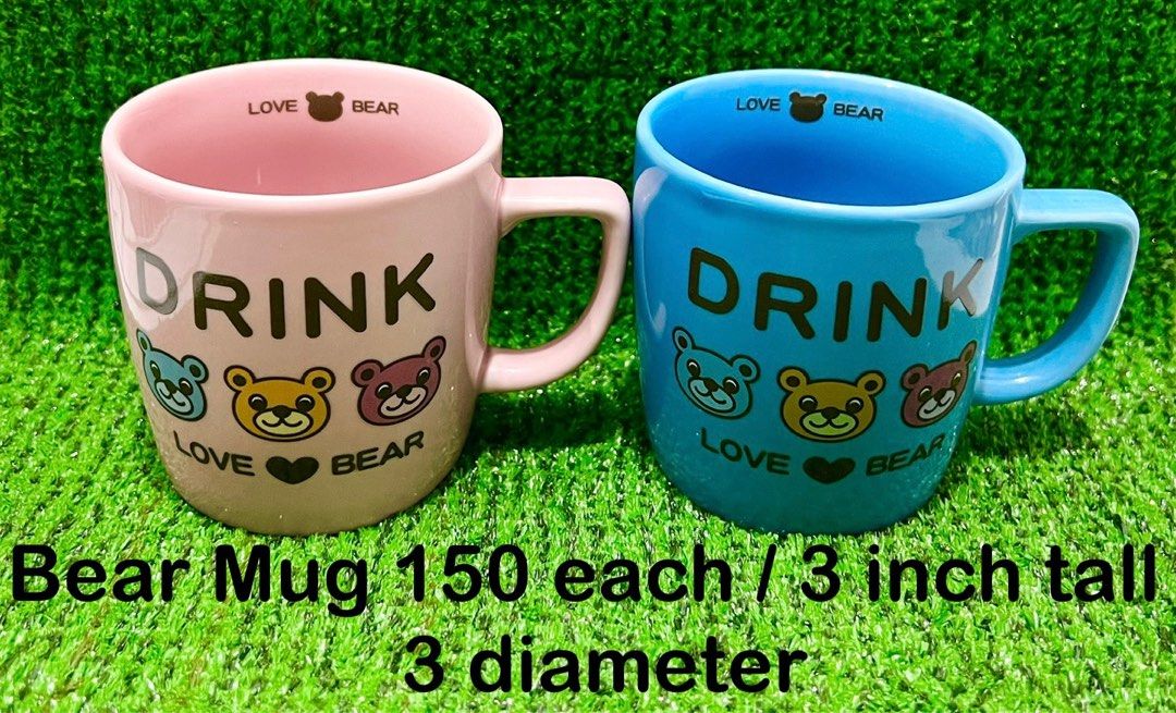 Bear’s Ceramics Mug (Category: Coffee & Tea Tableware) located in Binan City. Submitted by mayjhe (Listing ID 1392818072, Image 1). Description: ✨ For Sale ✨ ☘️ Bear 🍀 Ceramics Mug 🌸 Other details posted 🔖 Price is ₱ 150.00 each 🌸 MOP : Gcash 🛵 Courier J&T and Lalamove 🇵🇭 Location Biñan Laguna 📋 Shipping by schedule 📌 NO COD & COP ☘️ For Fragile Items we ensure the the items are packed securly with bubble warp & carton dividers with Frag