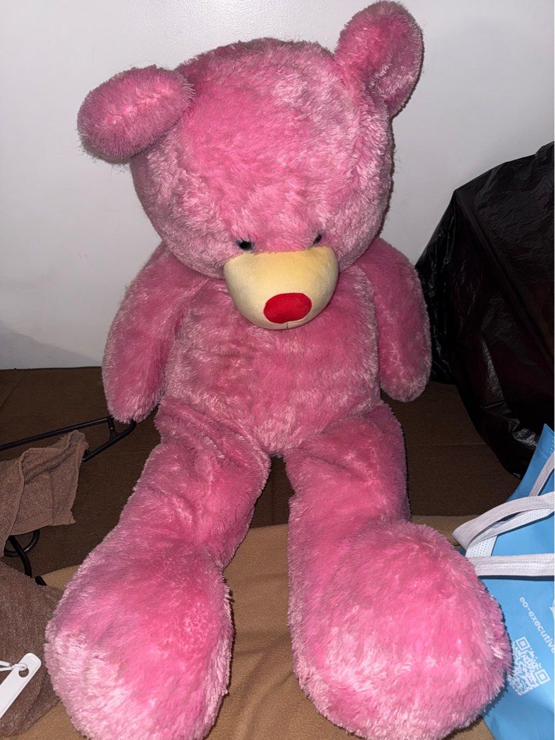 Blue Magic Life Size Bear (Category: Plushies & Soft Toys) located in Manila. Submitted by eancc (Listing ID 1392868800, Image 1). Description: RFS: decluttering, in great condition, as is will look for its bag MOP: Gcash BDO BPI Loc: SM San Lazaro, Manila Shipping: Lalamove, JNT .