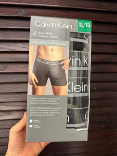 In Stock đ¨đŚCalvin Klein CK Men's Cotton Underwear Men Cotton Boxer Set 4pcs/set (XL size)64178585184131110
