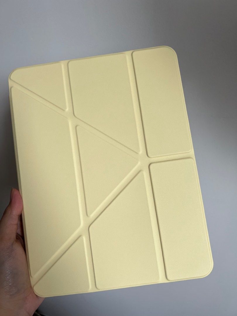 iPad Pro Flip Case 11-inch (M4) 2024 (Category: Other Mobile & Gadget Accessories) located in Mandaluyong City. Submitted by cartmaxxing (Listing ID 1392830682, Image 1). Description: iPad Pro Case with Pencil holder Yellow with stickers rfs: bought the wrong ipad case 😅 .