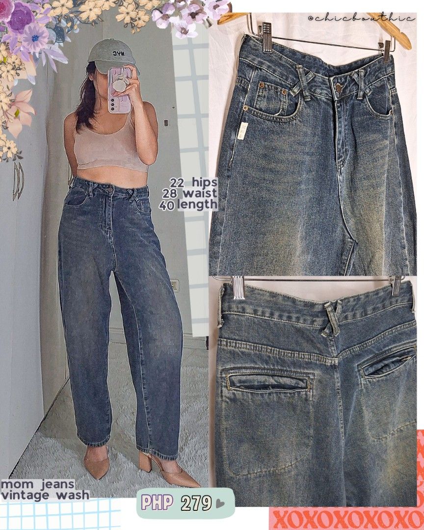 Jeans wideleg denim pants (Category: Jeans) located in Quezon City. Submitted by chicarmani (Listing ID 1392765291, Image 3). Description: J E A N S | Denim Wideleg • Straight cut • payment first, J&T courier only, no COD. • P85 shipping around metro manila (1-2 pc/s pants) • read measurements guidelines first • steam ironed only, highly advisable to wash before wear • no return, no exchange; once your parcel is shipped, we won't be liable for da