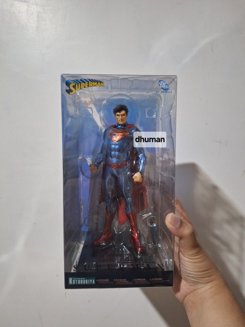 Kotobukiya Superman New 52 "DC Comics" ArtFX + Statue (Category: Figurines & Statues) located in Ozamiz City. Submitted by dhuman (Listing ID 1392853073, Image 1). Description: Kotobukiya Superman New 52 "DC Comics" ArtFX + Statue Like new condition Magnetic base Payment first only (No COD).