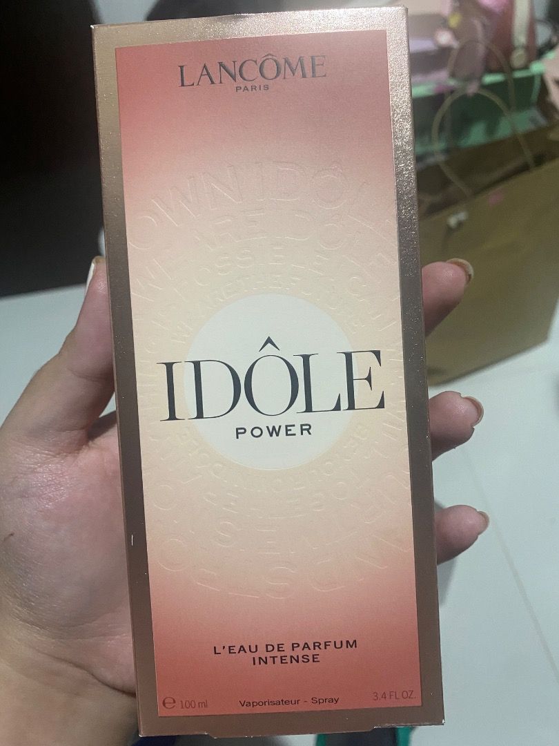 Lancome Idole Power Perfume (Category: Fragrance & Deodorants) located in Cainta. Submitted by samthingsph (Listing ID 1392741039, Image 1). Description: Retails for 9,950 This is Olivia Rodrigo's signature scent Comes with box and freebies from Lancome! Swipe to see freebies and inclusions .