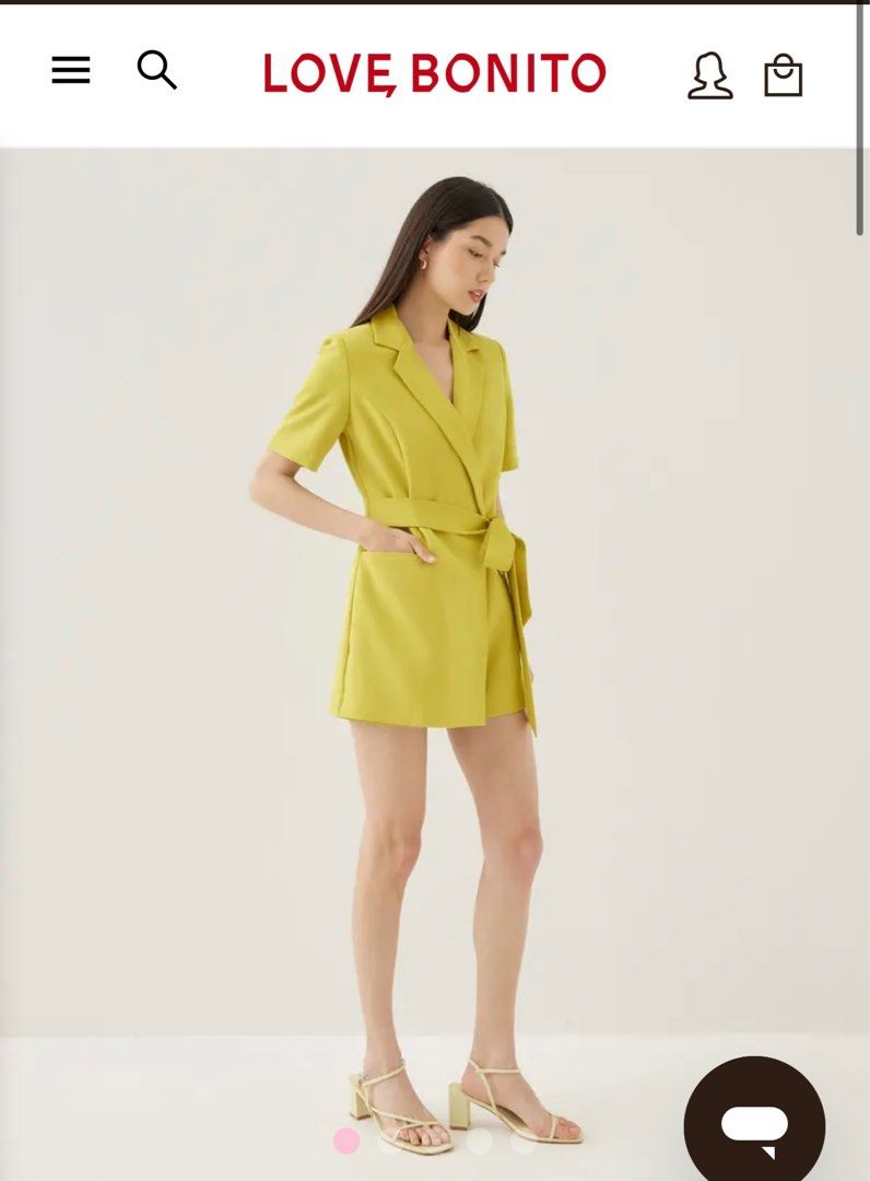 Love Bonito Dusty Citron Romper (Category: Rompers) located in Manila. Submitted by jamdeclutter (Listing ID 1392696236, Image 1). Description: Brand new never worn Bought at 2750php PM for actual photos RFS: doesnt fit me.