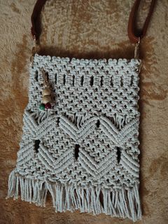 麻繩斜孭袋配皮革肩帶64212821639555110