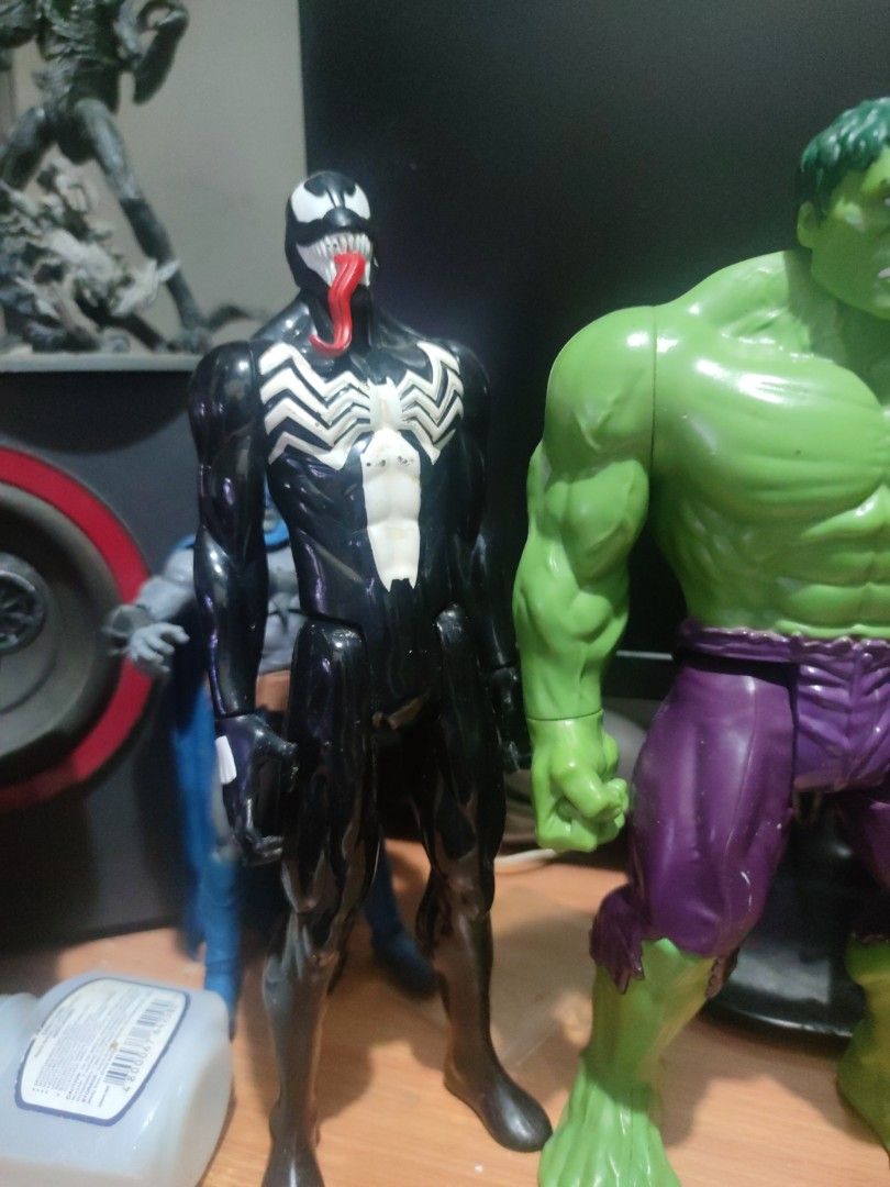 Marvel Titan heroes (Category: Figurines & Statues) located in Quezon City. Submitted by gwift (Listing ID 1392861213, Image 3). Description: selling the set for 3000 individual pricing hulk- 800 venom-700 Starlord- 700 Thor- 700 Thor boxed -700 can be traded with other action figures, preferrably sealed sm north meet up or pick up at project 7, Q.C..