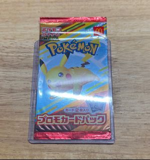 Pokemon Card 2025 McDonald's Promo Pikachu (Japanese) - Near Mint, S-Promo  Set, Holo Finish Pokemon Promo Card