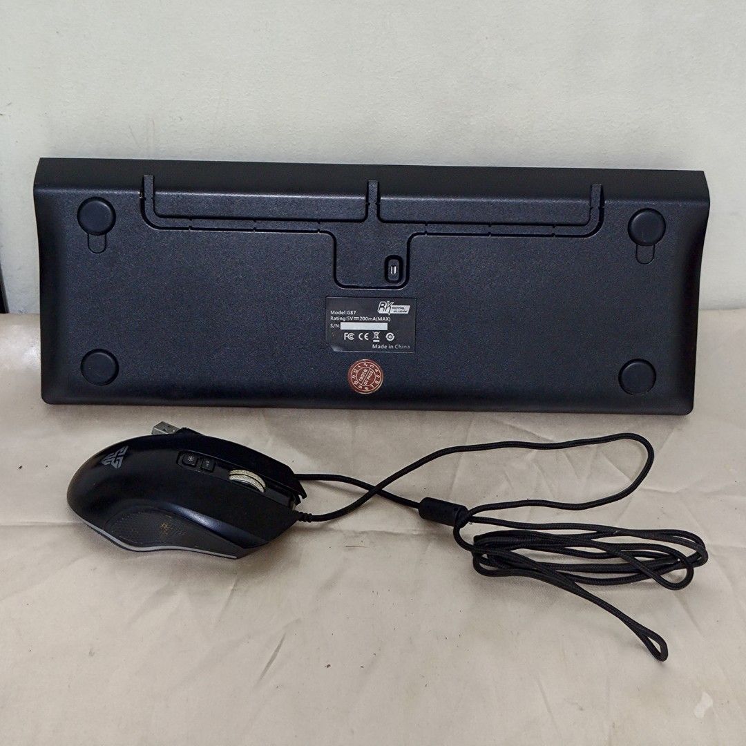 Mechanical wireless keyboard for PC,laptop, gaming PC with wired mouse (Category: Computer Keyboard) located in Quezon City. Submitted by elvsrab (Listing ID 1392852133, Image 2). Description: All keys and light are working tested before posted (negotiable huwag lang subrang barat) Keyboard Issue: Kulang ng dalawang keycap (Insert and Up arrow) Windows Key keycap sira, nirepair lang Other Keycaps may need replacement but keyboard is still working