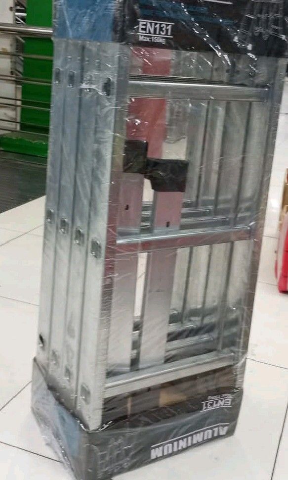 multi purpose ladder (Category: Ladders & Steps) located in Manila. Submitted by asstditems (Listing ID 1392729142, Image 1). Description: 3900 3.7 M LADDER SIZE ：100 CM X 38 CM（FOLDED） 📌GOOD QUALITY Same day delivery via Lalamove Location: Manila Mop: Cod/Gcash payment.