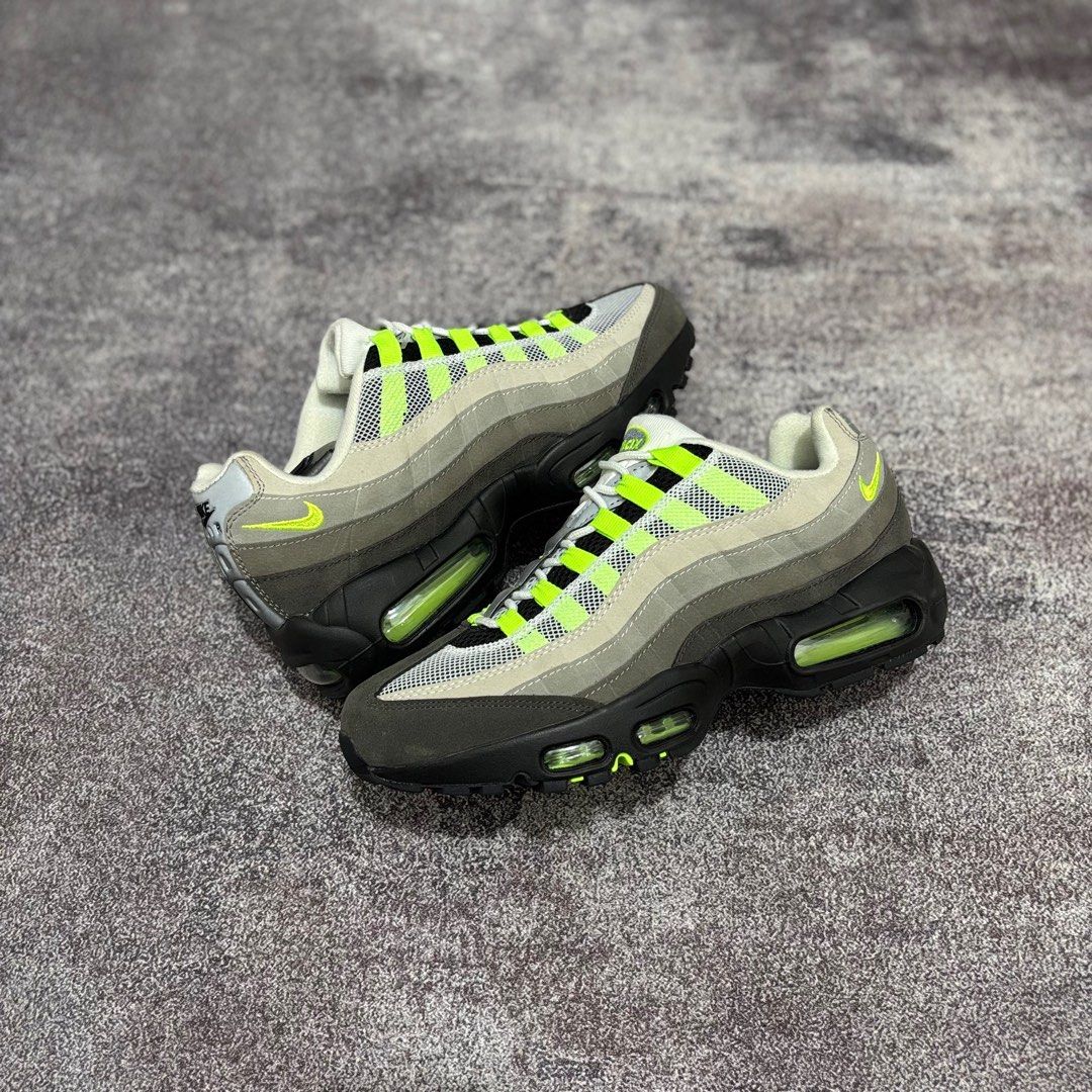 Airmax Sneakers Nike Air Max 95 White Green Nike Shoes Denham