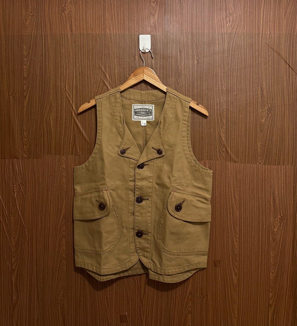 Pherrows Duck Hunting Vest size 38 fits small-medium (19x25) (Category: Vests) located in Los Banos. Submitted by streetwear.collections (Listing ID 1392806855, Image 2). Description: Pherrows Duck Hunting Vest size 38 fits small-medium (19x25) excellent condish Php 4500 Thanks!.