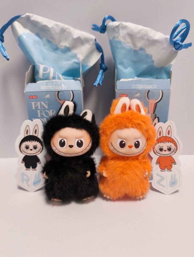 【新品】Labubu 4.0 Pin for Love 【R】黒 ブラック正規品 Pop Mart 泡泡瑪特~ Labubu 4.0 Pin For Love R 黑色& Z 橙色