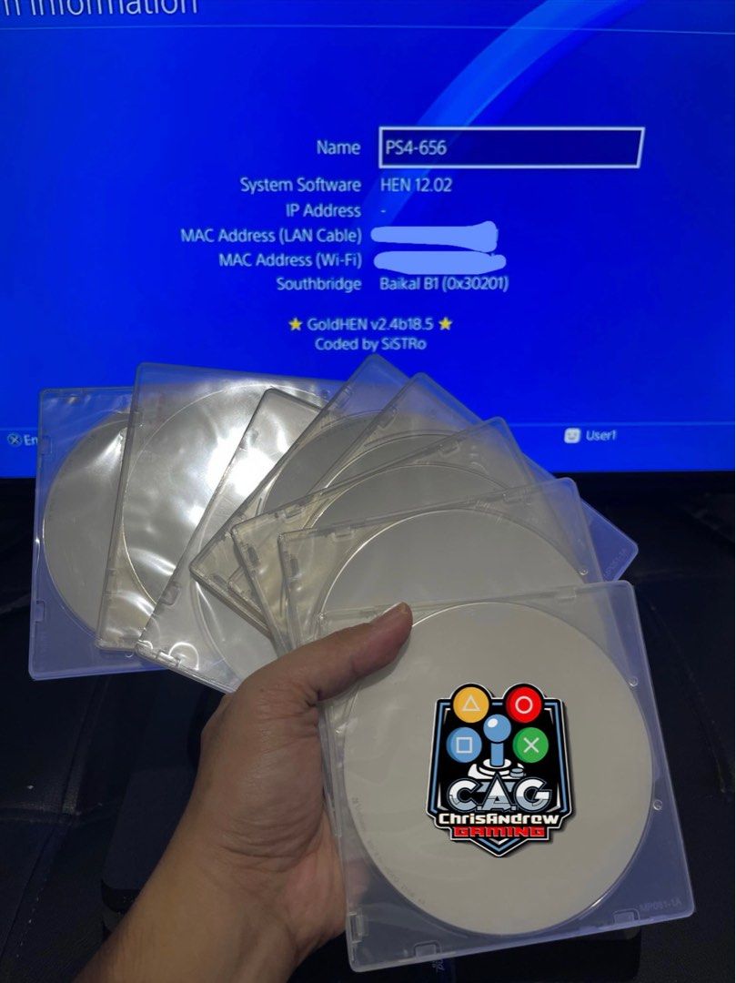 PS4 JAILBREAK SERVICE (Category: PlayStation) located in Santa Rosa. Submitted by chrisandrewgaming (Listing ID 1392716016, Image 1). Description: PS4 JAILBREAK SERVICE 12.02 FW BELOW VIA BD-JB 500GB - 1500 PHP 1TB - 2000 PHP 2TB - 2500 PHP BD-JB only - 500 Games installation only 500GB - 700 PHP 1TB - 1300 PHP 2TB - 1800 PHP Includes a BD-JB disc and games. Pupunuin ang storage mo ng mga Triple A Games! Sta Rosa Laguna. Exact pin location in Goo
