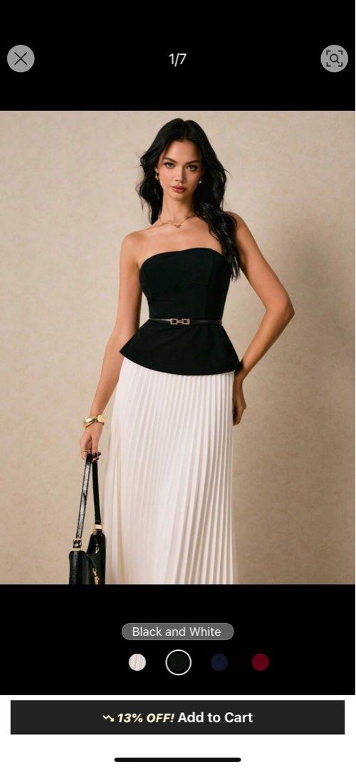 Shein Black and White Coordinates For Formal Events (Category: Sets or Coordinates) located in Manila. Submitted by kaisells___ (Listing ID 1392800800, Image 1). Description: Brand New mod: ggx/lalamove/sdd mop: gcash/bpi location: arca south, taguig.