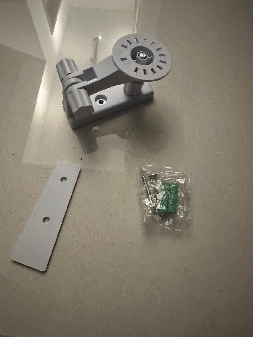 Smart Camera Bracket - Perforated Version (Category: Security Systems & CCTV Cameras) located in Singapore. Submitted by thenumbersixteen (Listing ID 1392800134, Image 2). Description: - Brand new smart camera bracket. - Includes all necessary screws and mounting hardware. - Disk diameter: 4.5cm. - If your camera is small and have a hole underneath for the knob to tighten then its suitable - Diameter is 4.5 cm (bought wrongly as I am using xiaomi