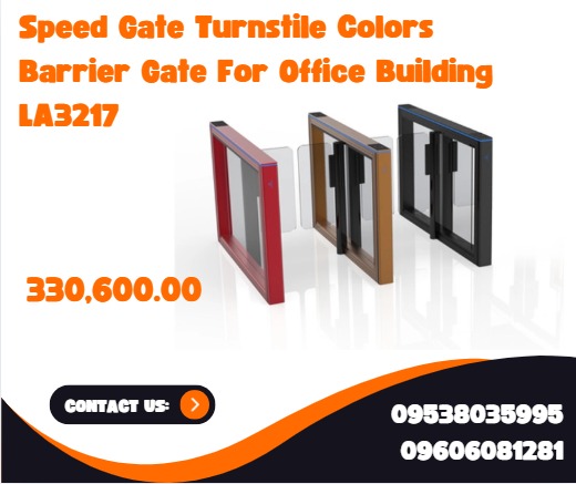 Speed Gate Turnstile Colors Barrier Gate For Office Building LA3217 ...