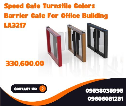Speed Gate Turnstile Colors Barrier Gate For Office Building LA3217 ...