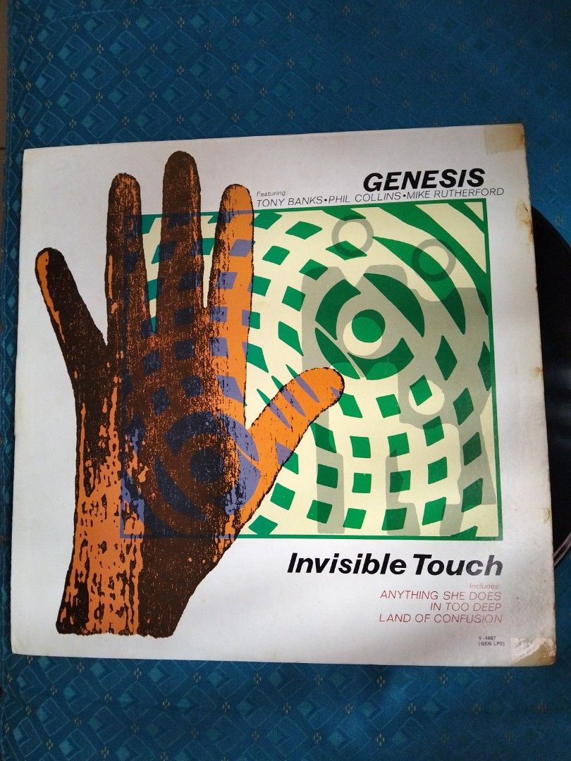 VINYL: GENESIS - INVISIBLE TOUCH (Category: Vinyls) located in Marikina City. Submitted by morningsunrays (Listing ID 1392717806, Image 1). Description: COVER......VG MEDIA.......VG+ PH pressing MOP......GCASH THRU LALAMOVE/JRS.