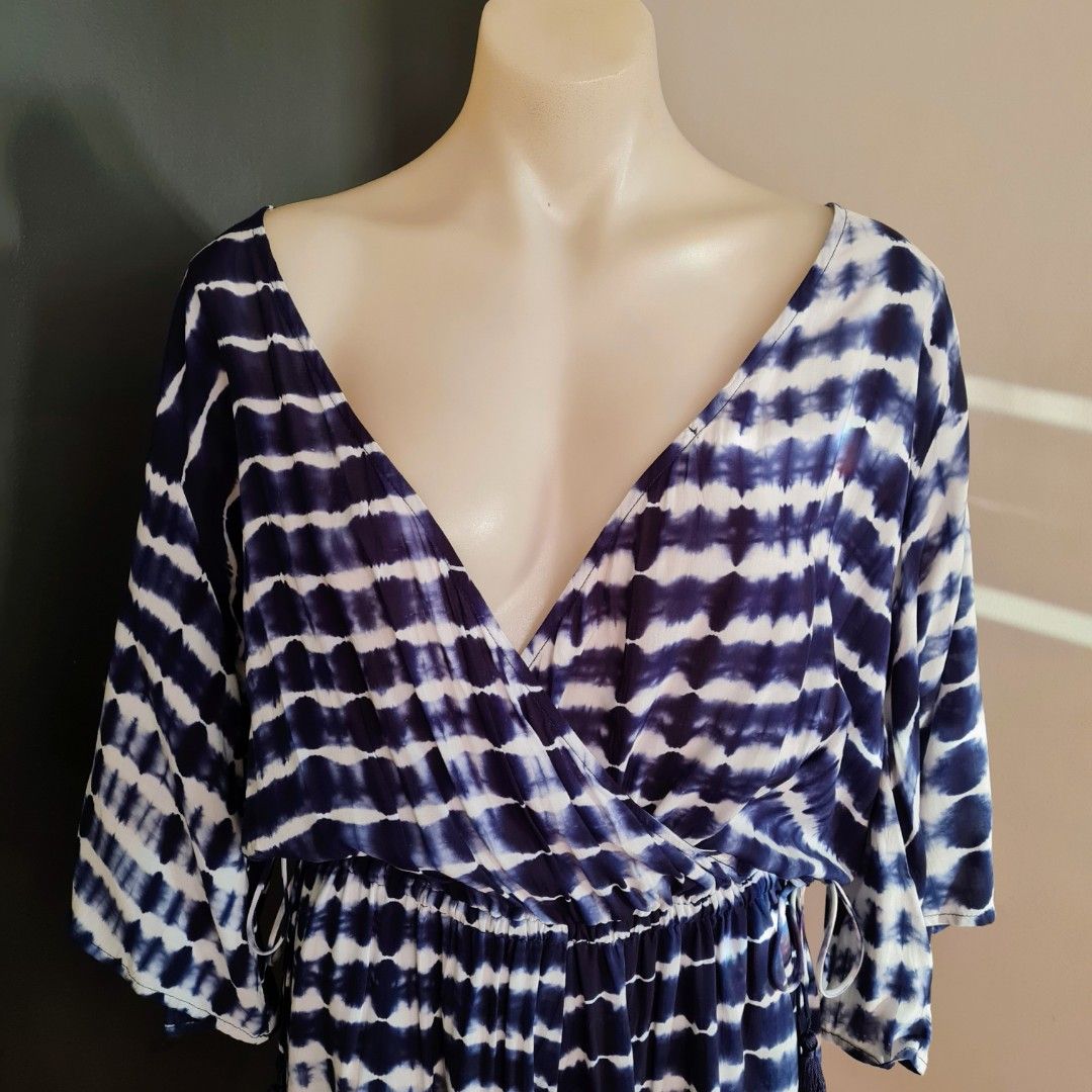 Women's size 10 'DECJUBA' Gorgeous blue tie dyed viscose playsuit romper - EUC (Category: Women's Clothes) located in Sydney. Submitted by bilic83 (Listing ID 1392781878, Image 2). Description: .